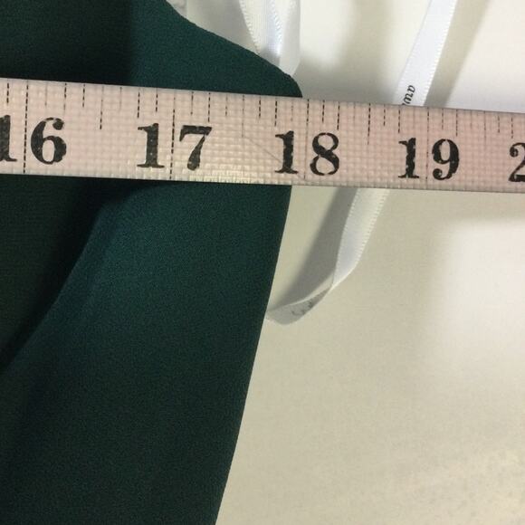 AW BRIDAL SZ 10 L dark emerald Gwyneth wedding bridesmaid maxi dress party B59 - Picture 6 of 9